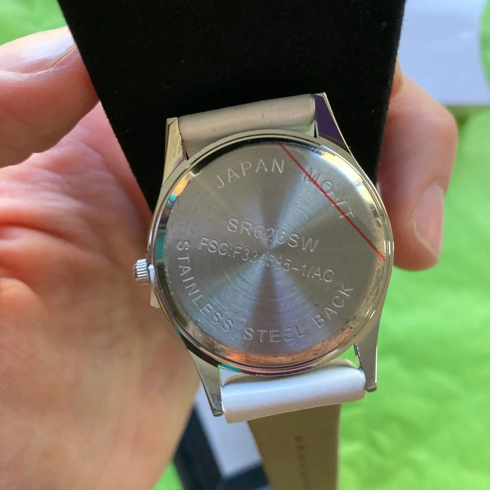 Avon Tis The Season Snowman Watch, Christmas, Holiday, Blue, White, Silver, NIB - Picture 2 of 16